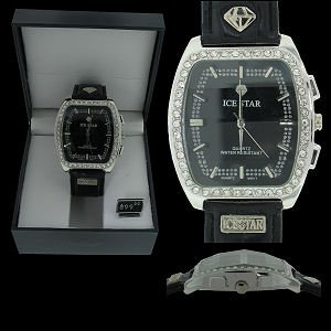 ISW-04 - Authentic Ice Star Watch with Leather Band