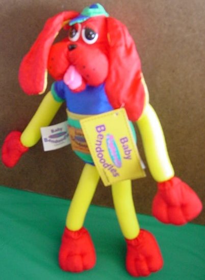 Baby Bendoodles Funnoodle Dawggie Dog Stuffed Plush 11"