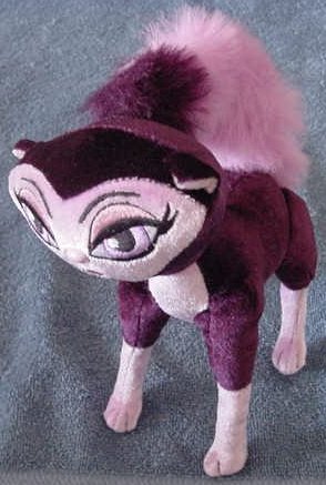 Bratz Petz Bobble Head Purple Cat Posable Stuffed Plush