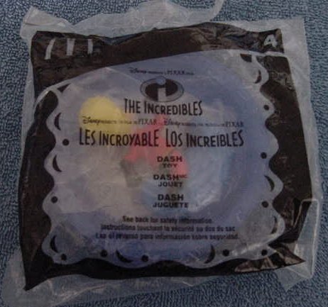 McDonalds Dash Incredible Roller Incredibles #4 MIP '04