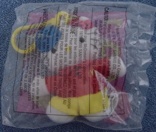 McDonald's Uniform Hello Kitty Crew Kid #1 MIP Clip Toy