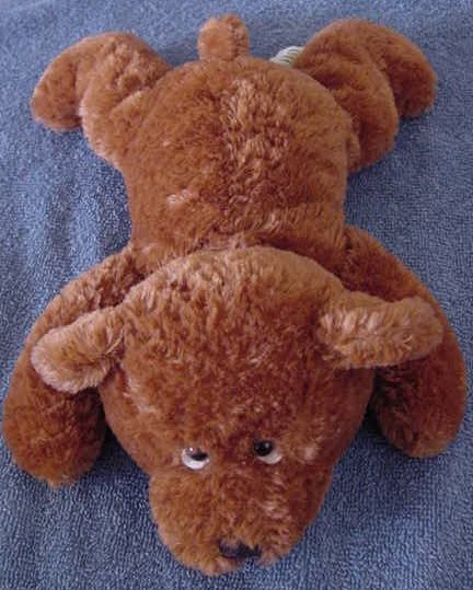 Target Brown Floppy Bear Beanie Stuffed Plush 10"