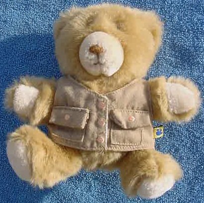 Hasbro Build a Bear Workshop Vest Stuffed Plush 6"