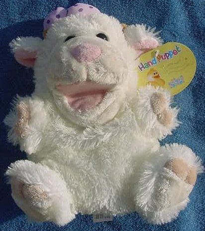Snuggle Shop Singing Lamb Hand Puppet Stuffed Plush