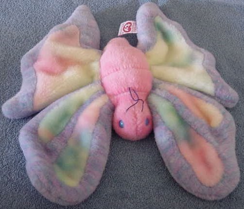 Ty Beanie Buddies Soft Butterfly Stuffed Plush 2000 12"