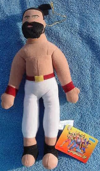 Virtua Fighter 2 Jeffrey UFO Catcher Doll Tag 1995 #2