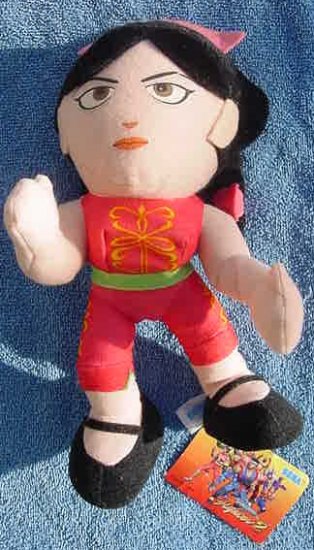 Virtua Fighter 2 Pai Girl Plush UFO Catcher Doll Tag