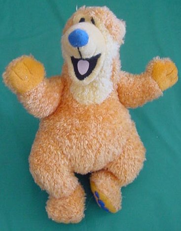 Orange Bear Big Blue House Stuffed Plush 7" Applause #2