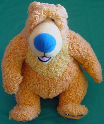 Orange Bear in Big Blue House Stuffed Plush 8" Mattel