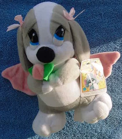 Sad Sam Honey Angel Basset Hound Stuffed Plush 8"