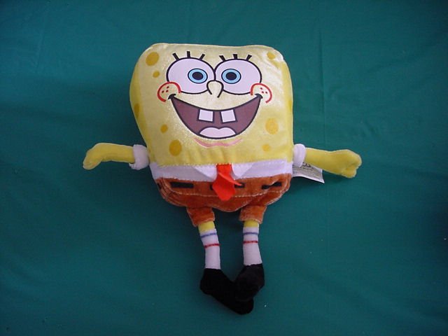 SpongeBob Squarepants Nanco Smiley Stuffed Plush 6"