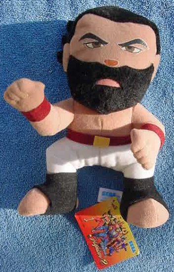 Virtua Fighter 2 Jeffrey UFO Catcher Doll Tag 1995