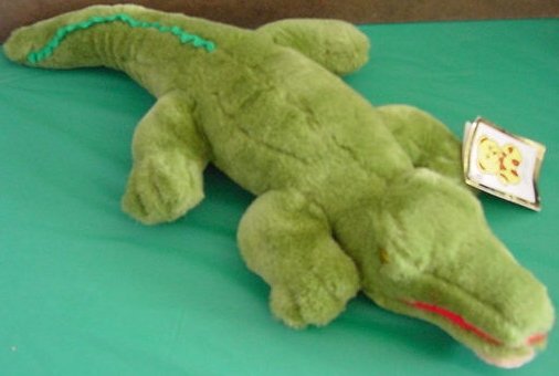 Kellytoy Crocodile or Alligator Tag Stuffed Plush 19"