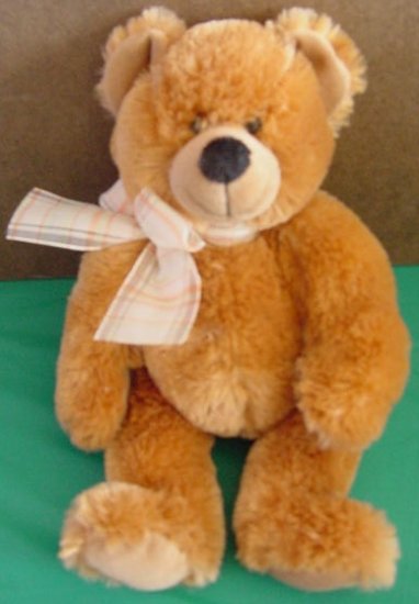 Tri Russ McKenzie Tan Brown Bear Stuffed Plush 12" Soft