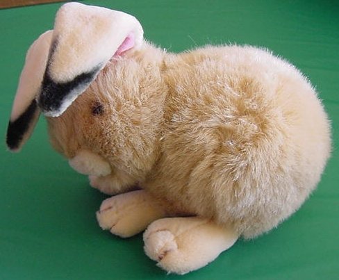 Wal-Mart Long Bendy Ears Bunny Stuffed Plush 5" Brown