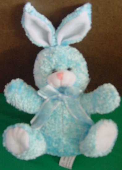 Atico International Blue Bunny Rabbit Stuffed Plush 5.5