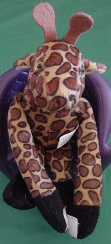 OTC Velcro Hands Mini Spotted Giraffe Stuffed Plush 4"