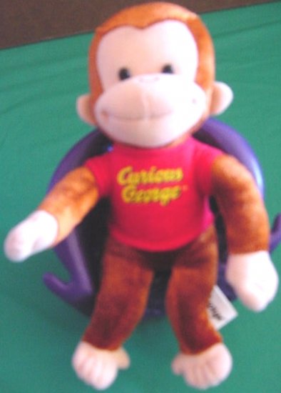 Curious George Monkey Kellytoy Stuffed Plush 8" Classic