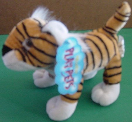 Kellytoy Play Pets Bengal Tiger Stuffed Plush 6" Tag