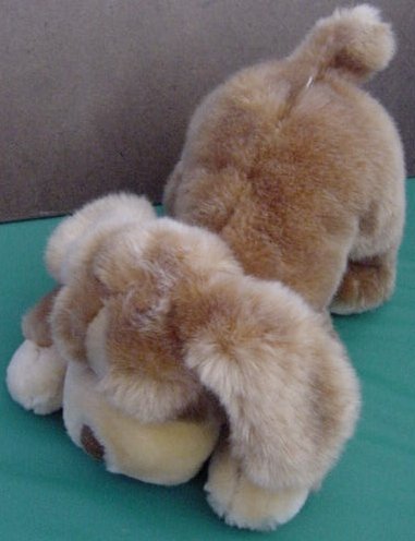 Pouncing Brown Puppy Dog Stuffed Plush 8" Toys r Us