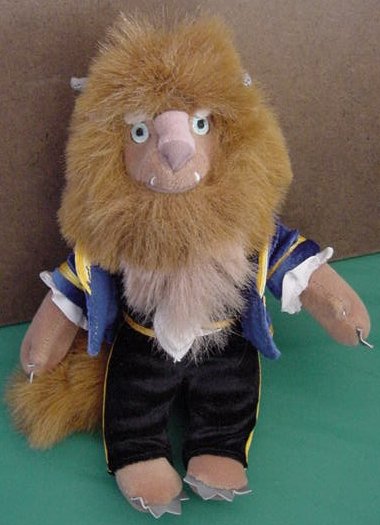 Disney Beauty & Beast Formal Wear Beast Beanie Plush 8"