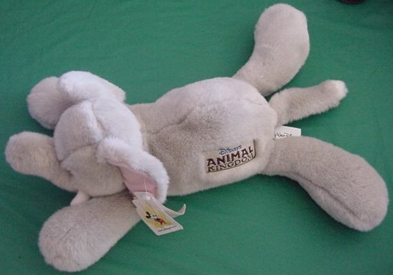 Disney Animal Kingdom Floppy Gray Elephant Plush 14"