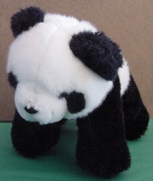 Aurora Panda Bear Stuffed Plush Beanie 6.5"
