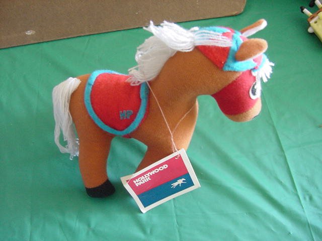 Hollywood Park Holly Race Horse 1977 Stuffed Plush 8" Vintage