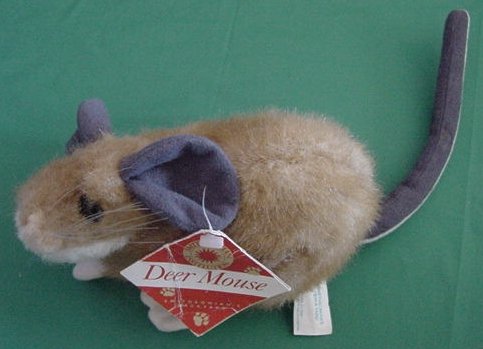 Smithsonian Soundprints Deer Mouse Stuffed Plush 6"