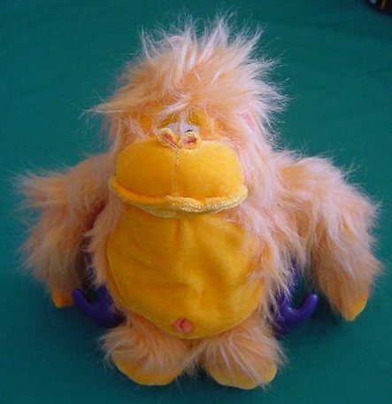 BJ Toys Velcro Hands Orange Gorilla & banana Stuffed Plush 6"