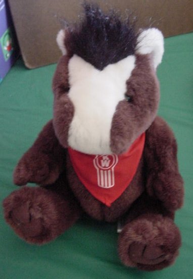 Steven Smith Brown & White Horse Stuffed Plush 8" Scarf