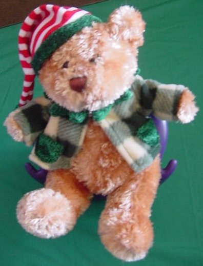 Kid Connection Elf Hat Christmas Bear Stuffed Plush