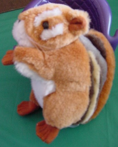 Smithsonian's Back Yard Chipmunk Stuffed Plush 6" 1996