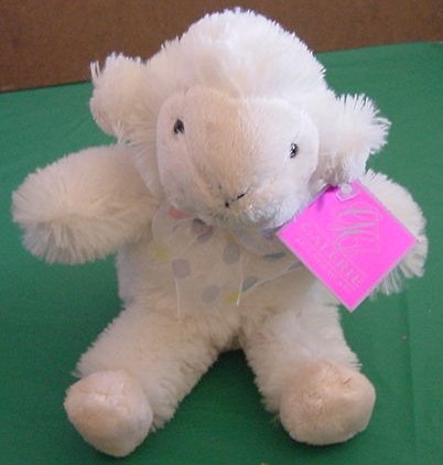 Galerie Soft Off White Lamb Sheep Stuffed Plush 6" Tag