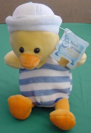 Plushland Nicholas Sailor Duck Plush Beanie 8" Tag
