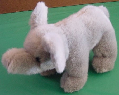 Bearington Gray Elephant Beanie Stuffed Plush 9"