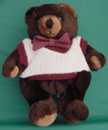 Douglas Little Cuddlers Chubby Bear Stuffed Plush 1987