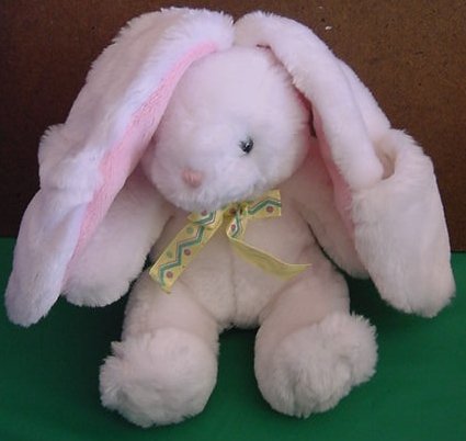 Hallmark All Ears Bunny Rabbit White Stuffed Plush
