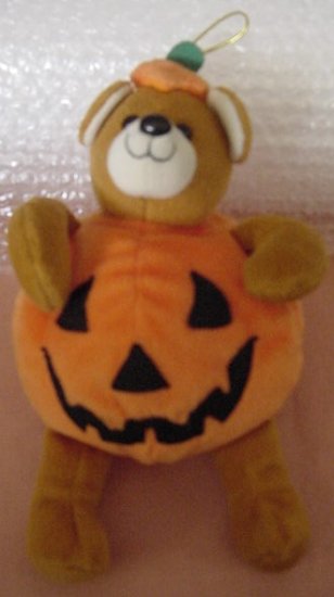 Fiesta Halloween Bear Jack O Lantern Beanie Plush 5.5"