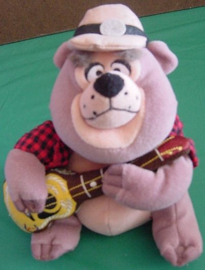 Disney Country Bear Big Al Guitar Beanie Plush 7"