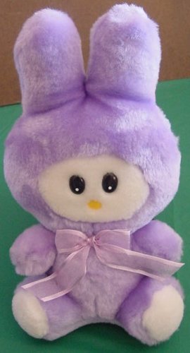 Calplush Funny Purple Bunny Rabbit Stuffed Plush 9 "