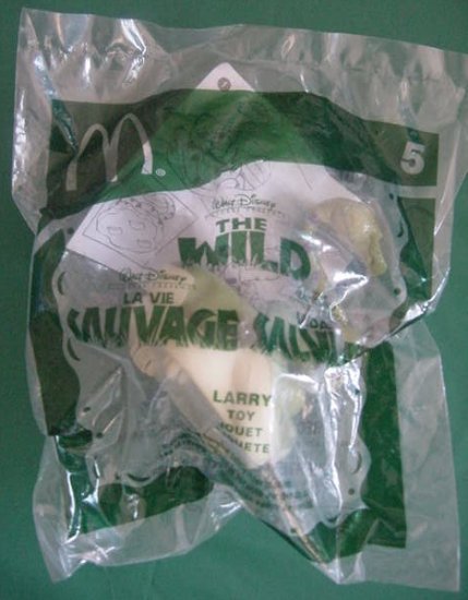 McDonalds Disney The Wild Larry Snake #5 Meal Toy Bag