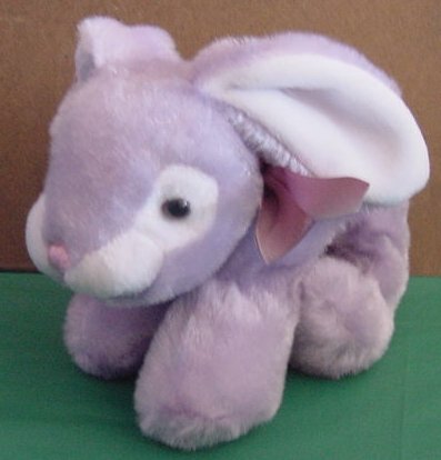 Fiesta Purple Rabbit Floppy Beanie Stuffed Plush 8"