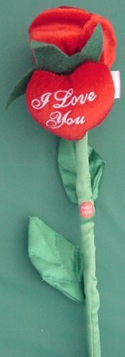 Preferred Plush 12" Talking I Love You Rose Stem Flower