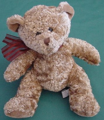 Kel-toy Kellytoy Carmel Brown Bear Beanie Plush 5"