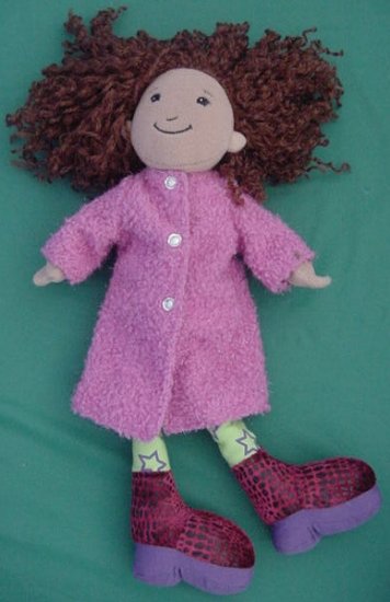 Groovy Girls Solana Doll Pink Coat Stuffed Plush 12"