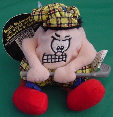 Silly Slammers #33 McDuff Golfer Beanie Plush 4" Tag