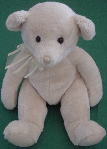 Douglas Cuddle Toy Cream Yellow Bear Stuffed Plush 6"
