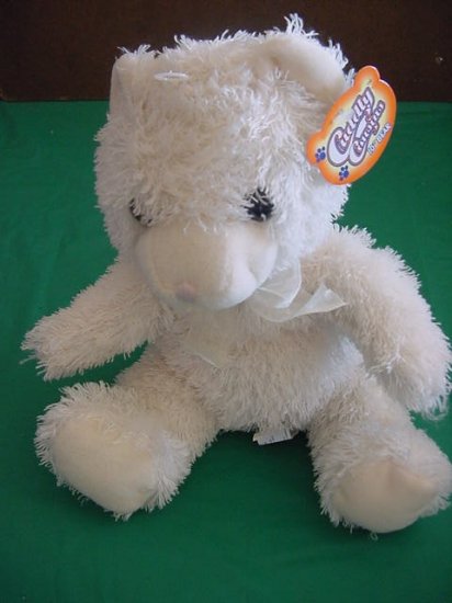 Greenbrier Int Cuddly Cream Bear Stuffed Plush Tag 9"