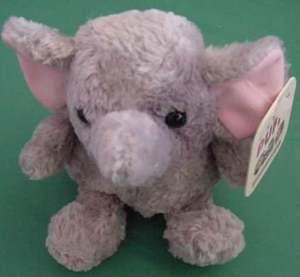 Preferred Plush Ellen Elephant Beanie Plush 4" Tag